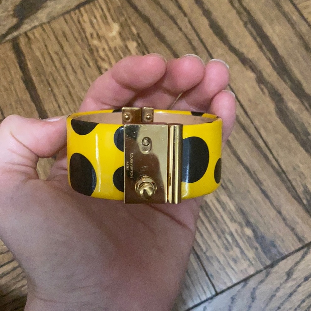 Louis Vuitton x Yayoi Kusama Yellow Polkadot Cuff